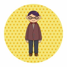boy man cartoon theme elements vector eps N28