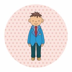 boy man cartoon theme elements vector eps N31