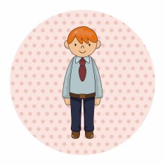 boy man cartoon theme elements vector eps N34