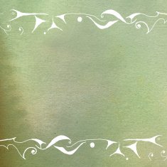 watercolors - ornaments on textured paper background N2