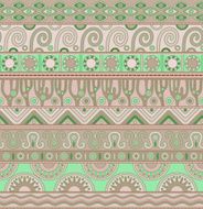Vector seamless pattern with ethnic elements N4
