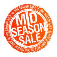 Mid season sale rubber stamp