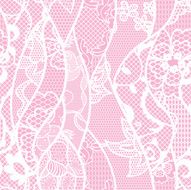 Lace seamless pattern with flowers N35