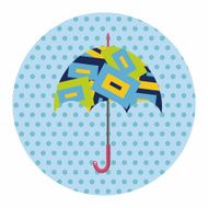 Umbrella theme elements vector eps N73