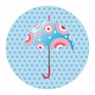 Umbrella theme elements vector eps N77