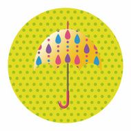 Umbrella theme elements vector eps N78