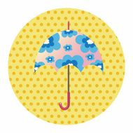 Umbrella theme elements vector eps N79