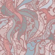 Lace seamless pattern with flowers N38