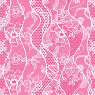 Lace seamless pattern with flowers N44