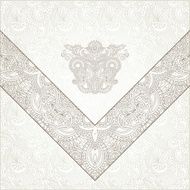 light ornamental background with flower ribbon stripe pattern