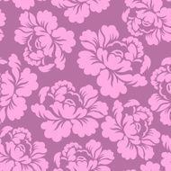 Seamless pattern flowers roses vector floral illustration Vinta