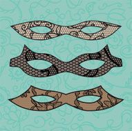 Carnival mask set N2