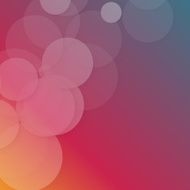 Vector Paper circle with drop shadows