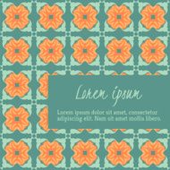 Stylish Floral Card in Vector