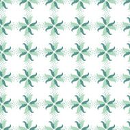 Seamless geometric floral pattern N11