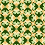 Seamless geometric floral pattern N17