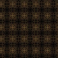 Seamless geometric floral pattern N22