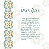 Stylish Floral Card in VectorÂ