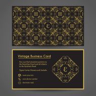 Vector Business Card Template N2