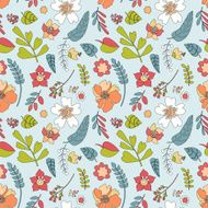 Flowers seamless pattern N23