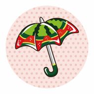 Umbrella theme elements vector eps N86