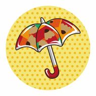 Umbrella theme elements vector eps N88
