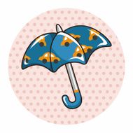 Umbrella theme elements vector eps N92
