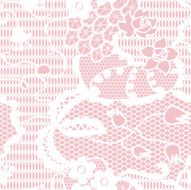Lace seamless pattern with flowers N51