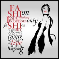 Fashion quote with modern girl N2