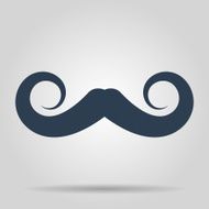 mustaches vector icon N2