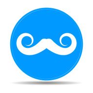 mustaches vector icon N3