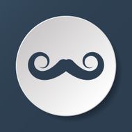 mustaches vector icon N6