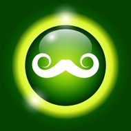 mustaches vector icon N7