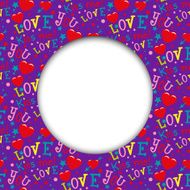 Frame Happy Valentines Day N5