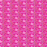 Heart love seamless pattern N3