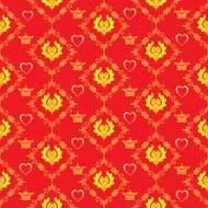 Wallpaper Seamless Pattern Vintage style N12