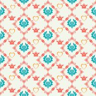 Wallpaper Seamless Pattern Vintage style N13