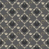 Wallpaper Seamless Pattern Vintage style N14