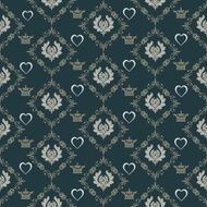 Wallpaper Seamless Pattern Vintage style N15