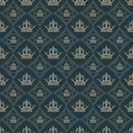 Wallpaper Seamless Pattern Vintage style N25