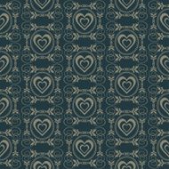 Heart love seamless pattern N17