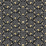 Heart love seamless pattern N33