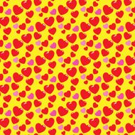 Heart love seamless pattern N42