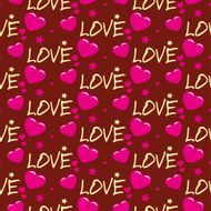 Heart love seamless pattern N58