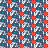 Heart love seamless pattern N63