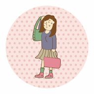 shopper theme elemets vector eps N53
