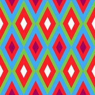 Seamless vector geometric rhombus