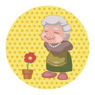 family grandmother character theme elements N23