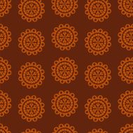 Seamless geometric floral pattern N31