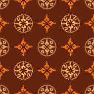 Seamless geometric floral pattern N33